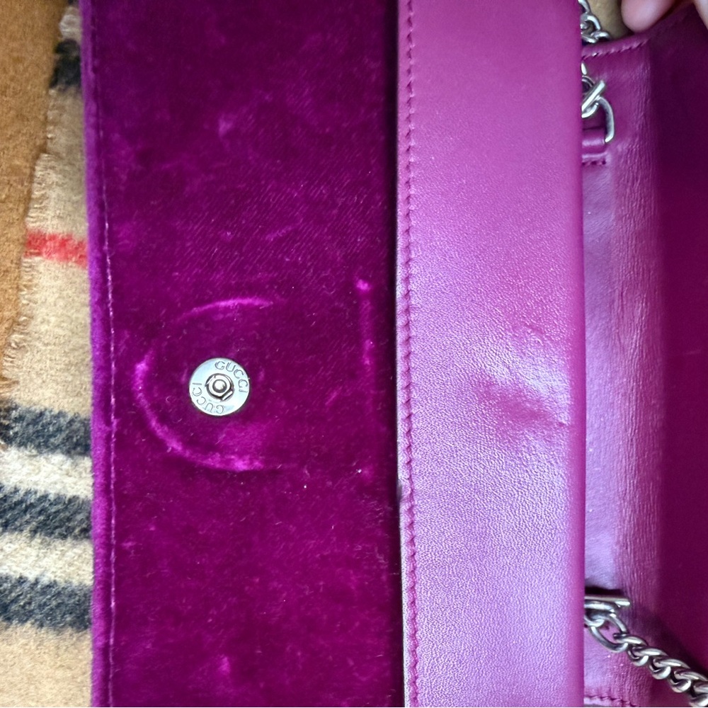 Gucci Purple Velvet Super Mini Dionysus - Picture 6 of 11